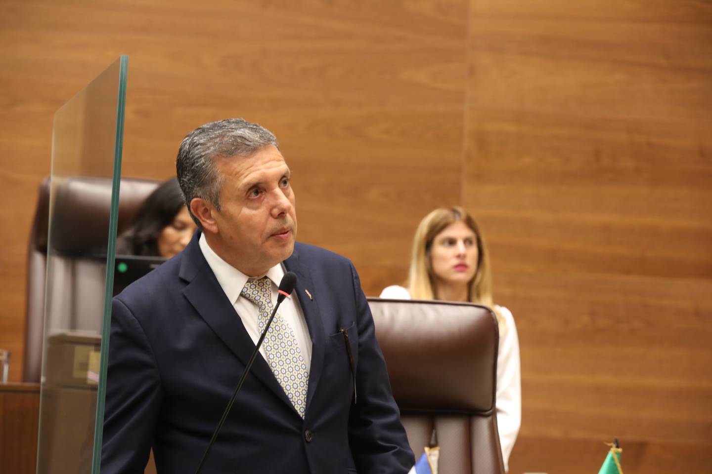 Óscar Izquierdo, jefe de fracción del PLN, preside la Comisión encargada de analizar la reforma constitucional para extraditar a costarricenses. Foto: Asamblea Legislativa