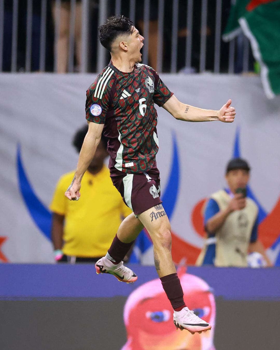 Gerardo Arteaga consiguió el único gol en el partido entre México y Jamaica en la Copa América.