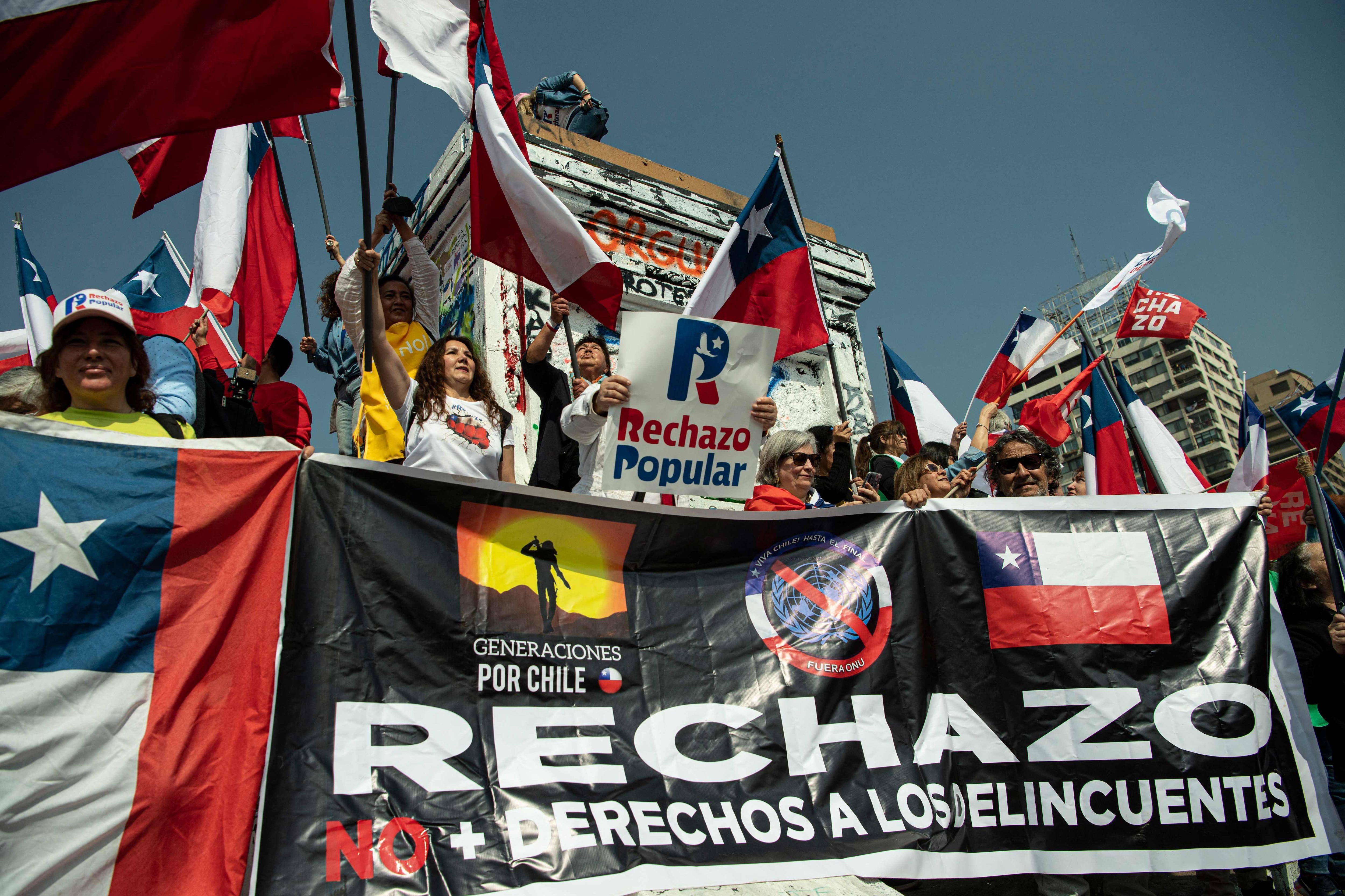 A una semana del plebiscito en el que se decidirá si Chile cambia su Constitución, suben las tensiones entre las tendencias del 