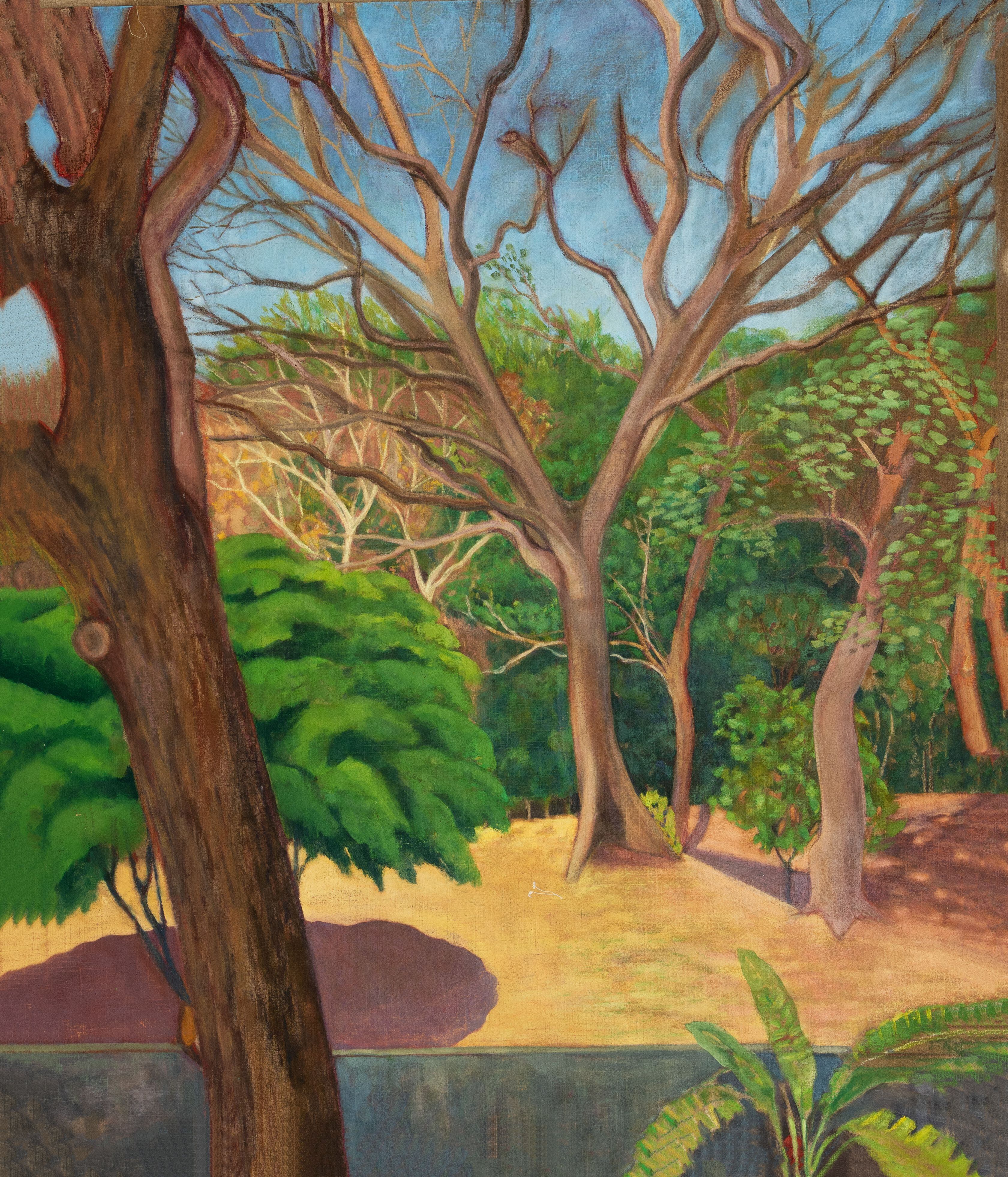 Sagrario Chamorro utiliza paisajes urbanos y escenas íntimas en sus obras para reflejar una sensación de soledad orquestada.