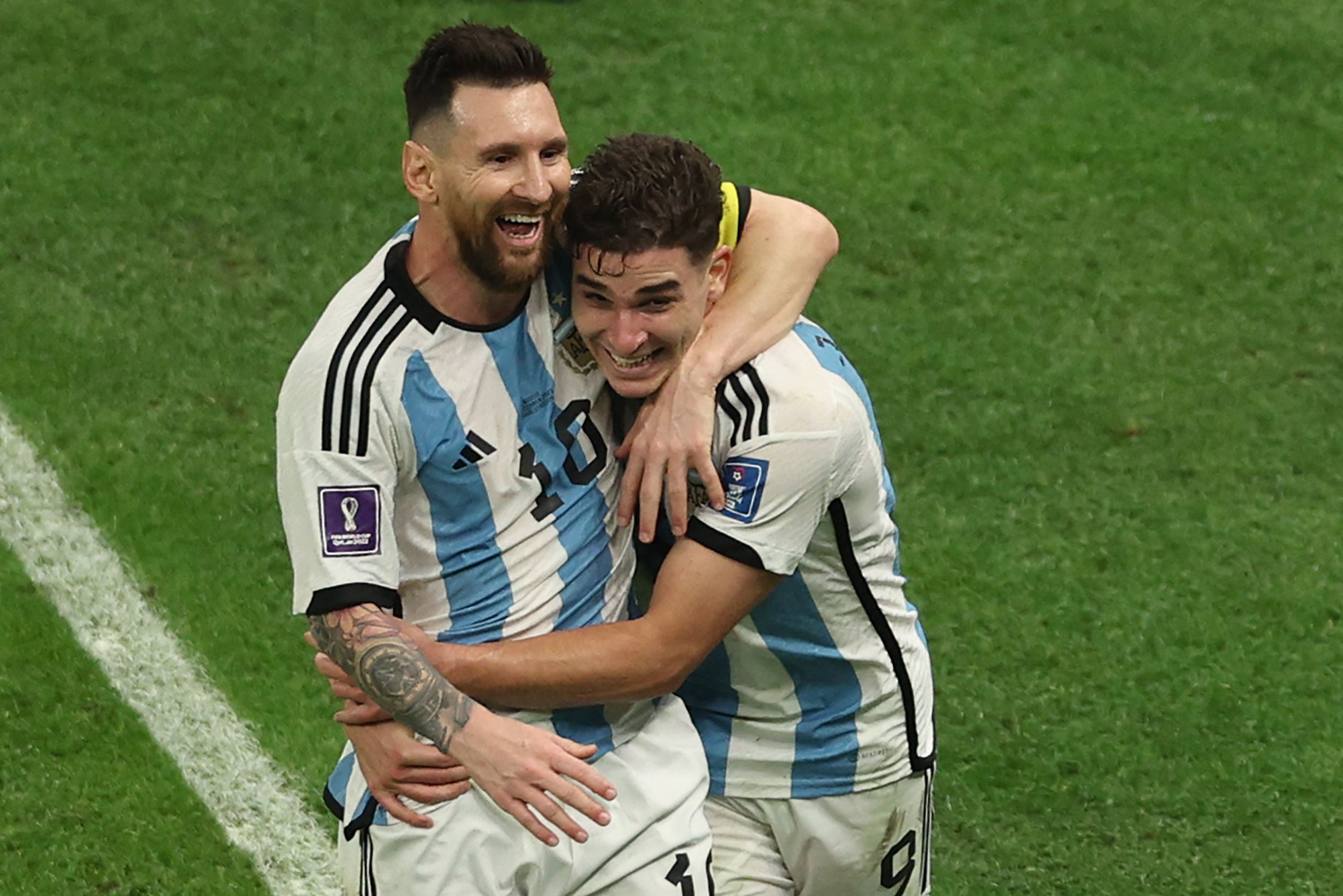 Lionel Messi y Julián Álvarez fueron las grandes figuras de Argentina ante Croacia, en las semifinales del Mundial de Qatar 2022. 