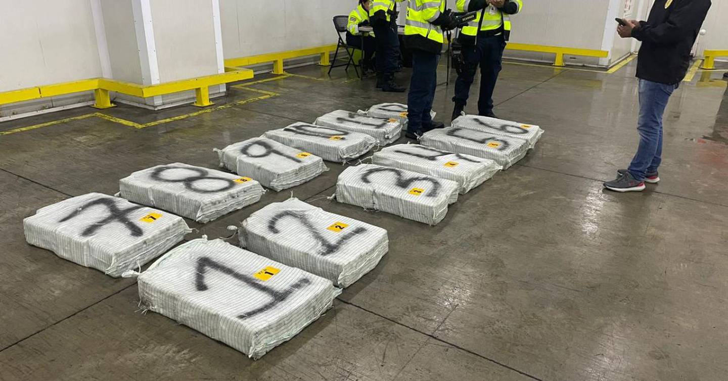 El contenedor, cuyo destino final era el puerto de Amberes en Bélgica, fue detenido en APM Terminals el domingo 13 de julio. (Foto: Ministerio de Seguridad Pública)
