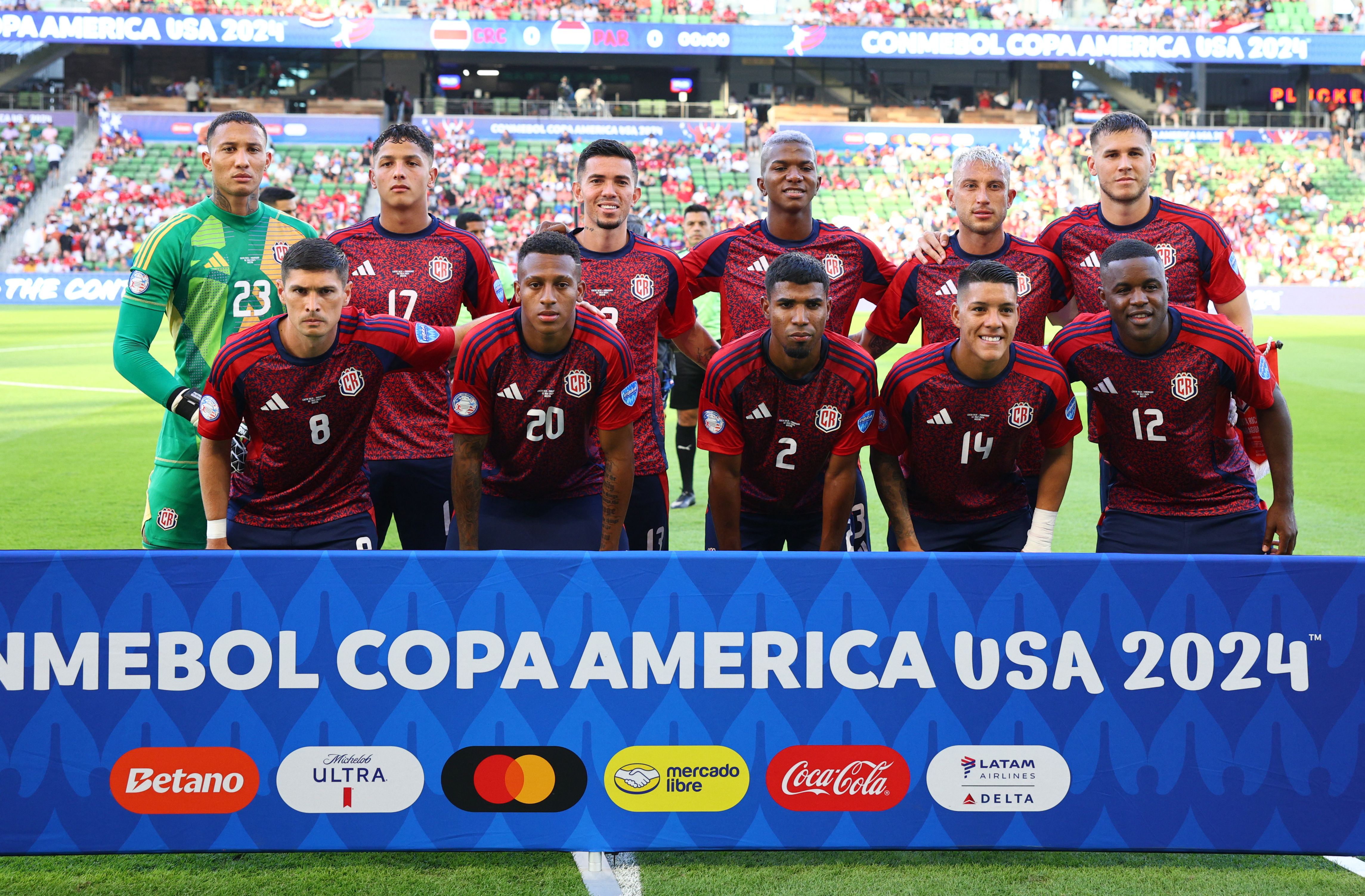 La Selección de Costa Rica participó en la Copa América con un equipo con promedio de edad de 24,7 años. Los ticos quedaron fuera, pese a sumar cuatro puntos en un grupo con Brasil, Colombia y Paraguay. 