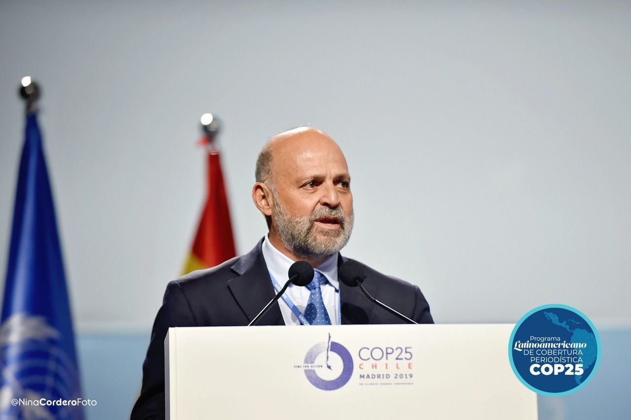 Carlos Manuel Rodríguez Echandi participó, el 11 de diciembre de 2019, en la Conferencia de las Naciones Unidas sobre el Cambio Climático (COP25) ,en Madrid. 
