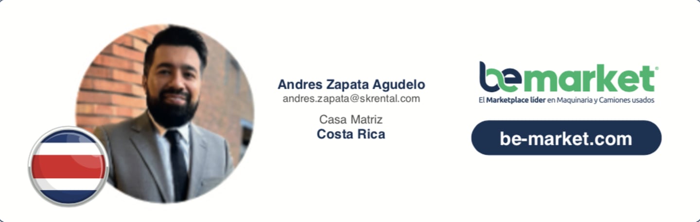 Andres Zapata ejecutivo be Market