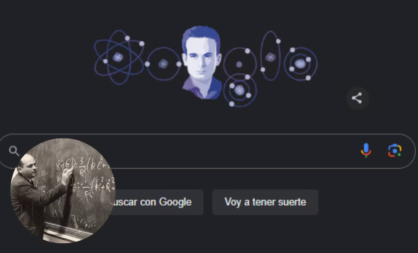 Google celebra a César Lattes con un Doodle especial, destacando su aporte al descubrimiento de los piones y su legado en la física.