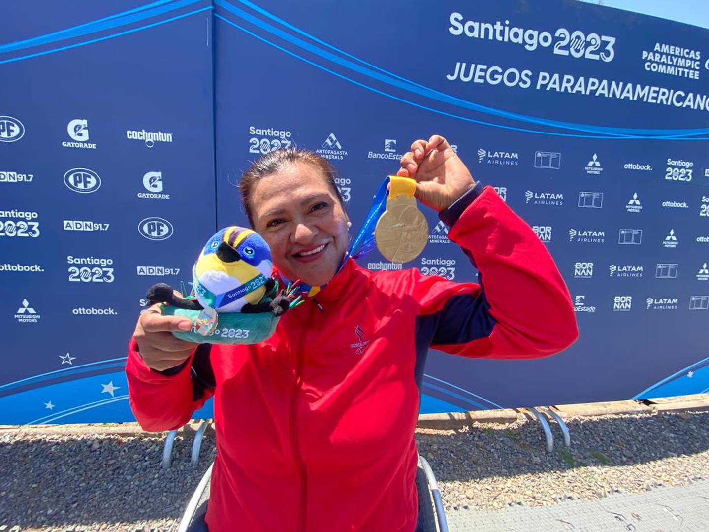 Pilar Riveros fue la encargada de darle el primer oro a Costa Rica en los Juegos Papanamericanos Santiago 2023.
