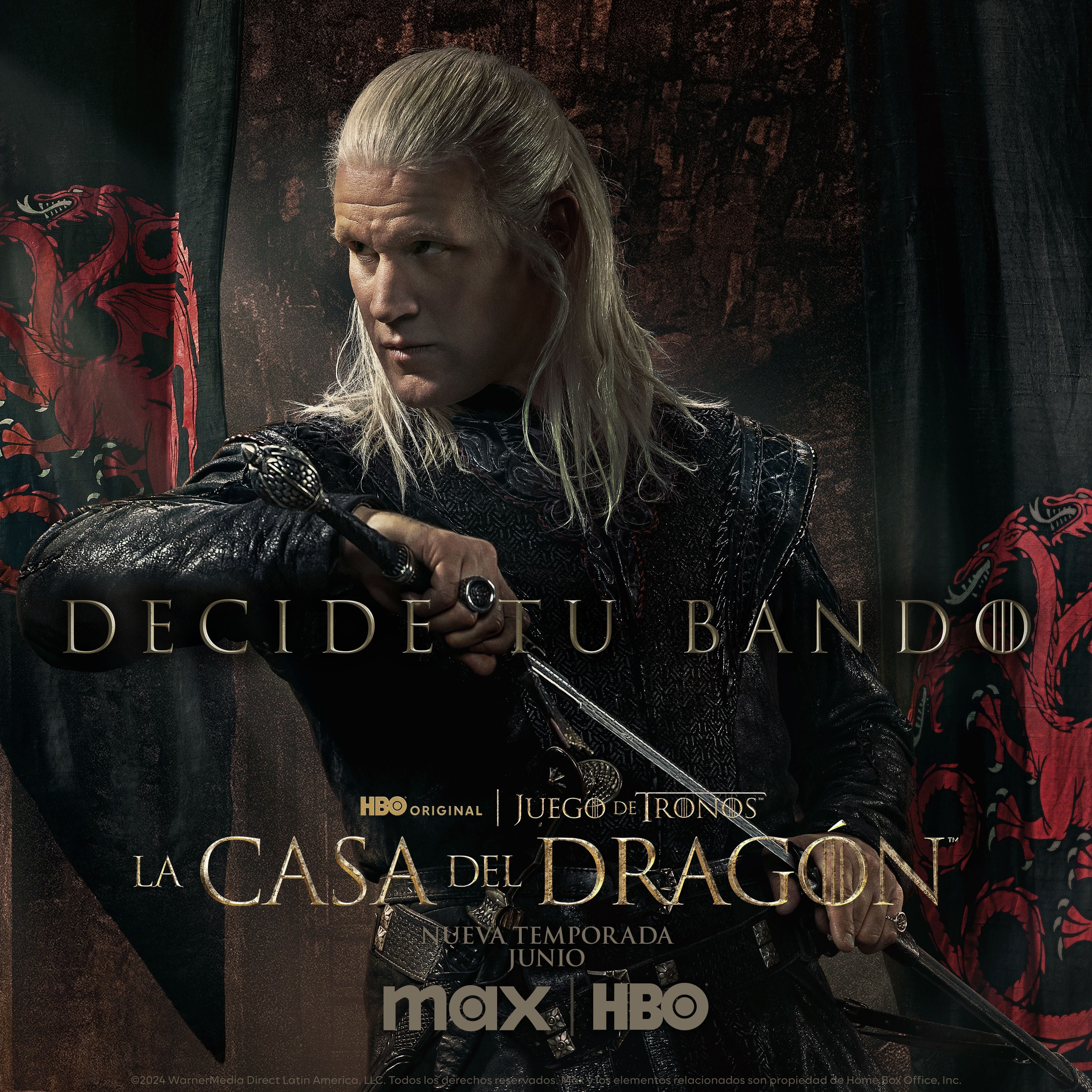 Daemon Targaryen es interpretado por Matt Smith en 'House of the Dragon'. Su papel es el de esposo y tío de Rhaenyra Targaryen.