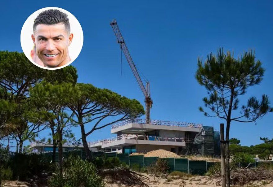 La mansión de Cristiano Ronaldo en Cascais tendrá una piscina de vidrio y una suite de 300 m².