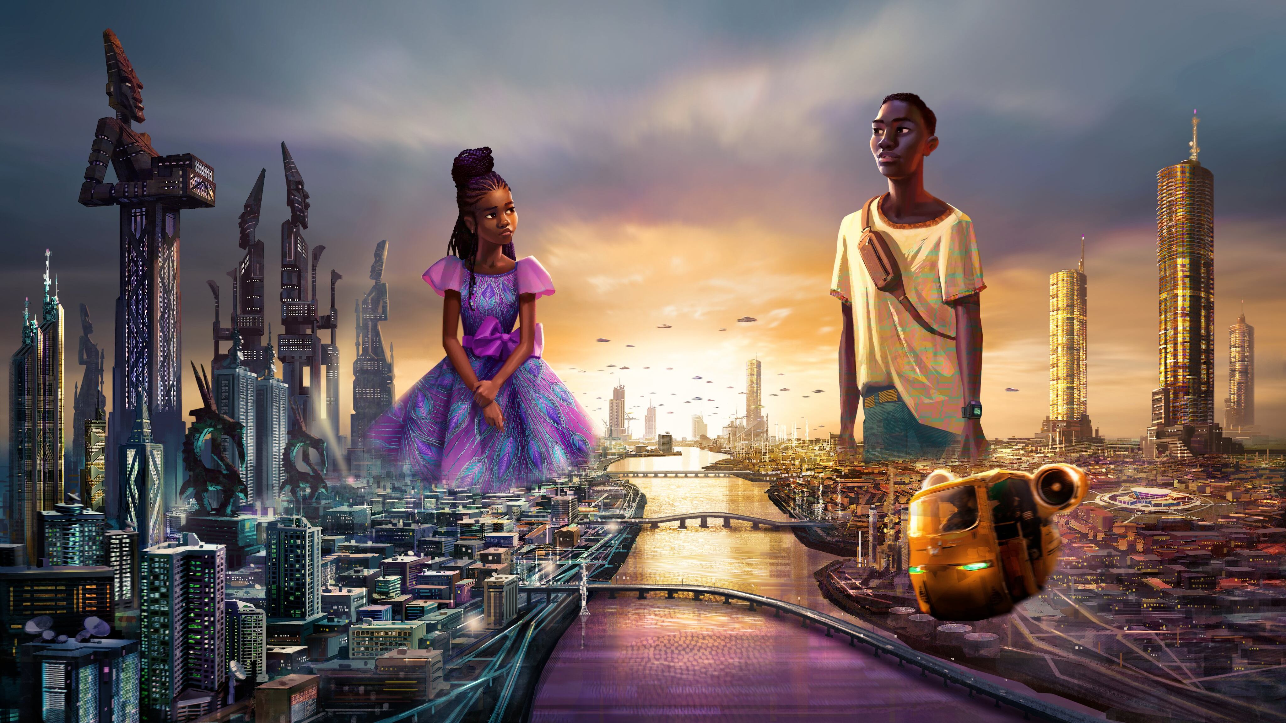 ‘Iwájú': Una serie animada de ciencia ficción que explora la vida en un Lagos futurista se estrena en Netflix el 10 de abril.