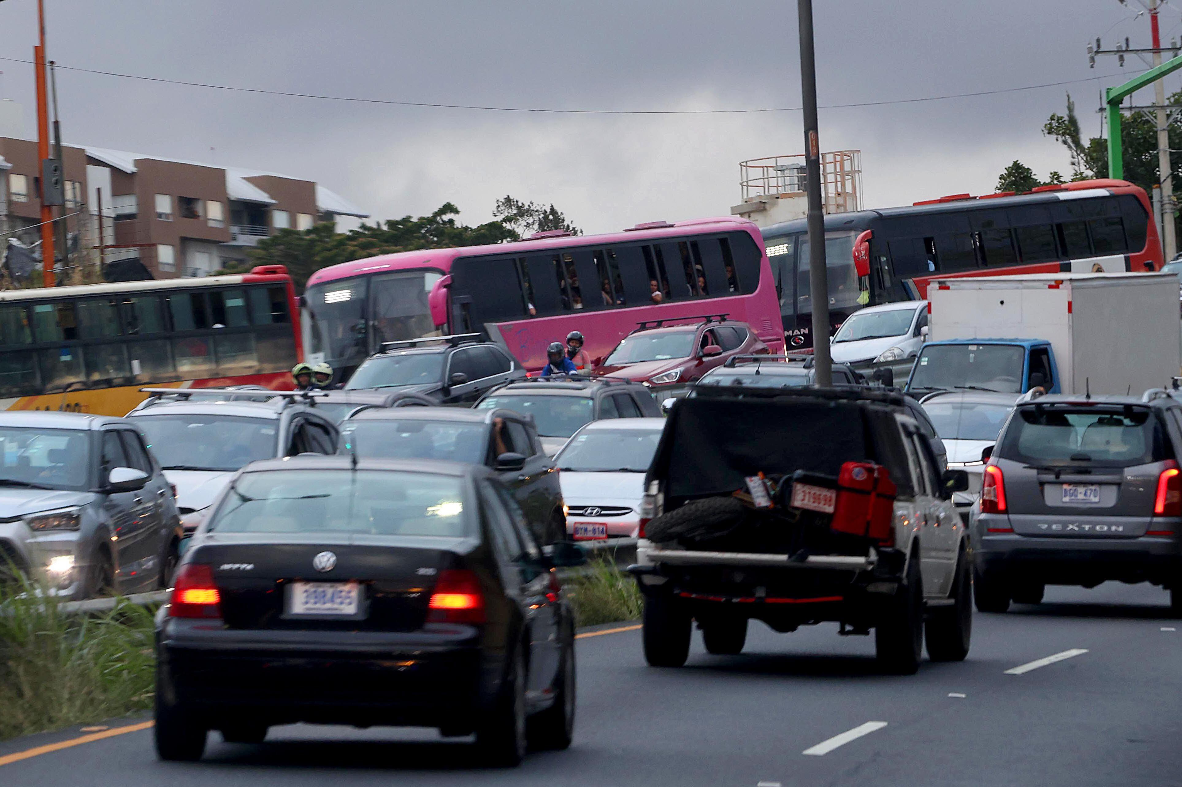La rampa conectará Belén con la autopista General Cañas, en sentido Alajuela-San José.  Foto: Rafael Pacheco Granados