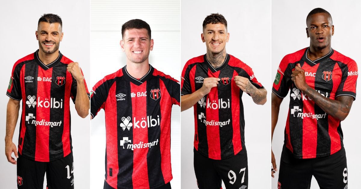 Iago Falque, Alberto Toril, Anderson Canhoto y Larry Angulo ya pueden jugar y dejarse ver con Liga Deportiva Alajuelense.