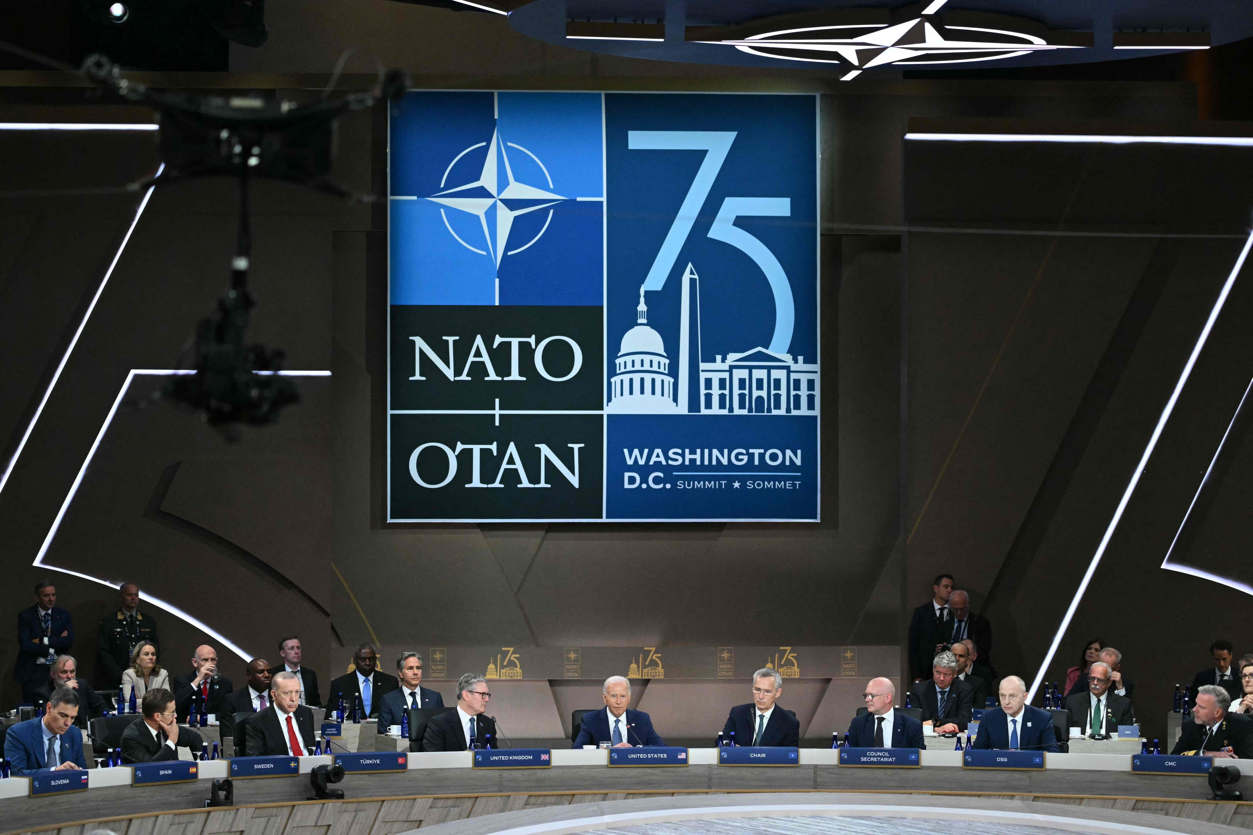 La OTAN fue establecida en Washington el 4 de abril de 1949.