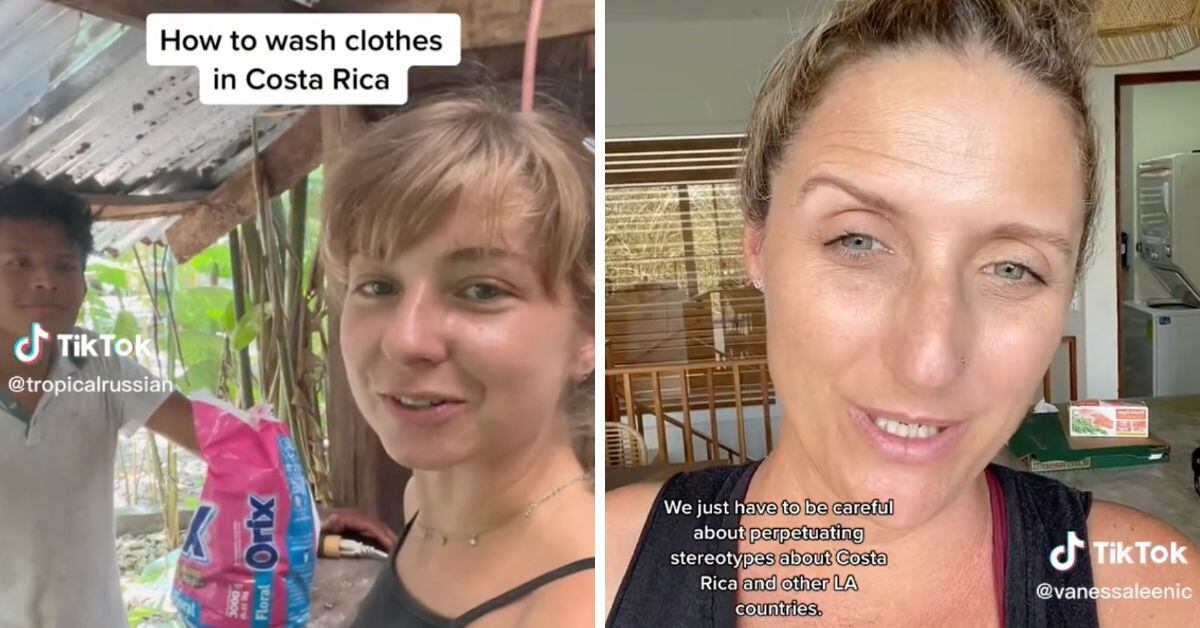 Vanessa Lee respondió a un video de su compatriota Katya, quien mostró 'cómo se lava en Costa Rica'. 
