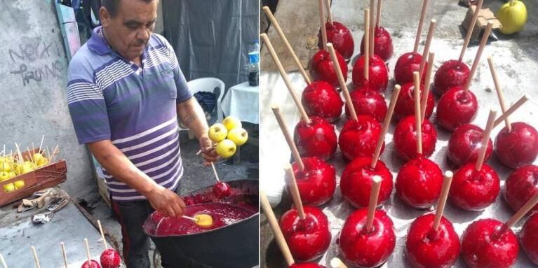 Cliente realiza pedido de 1.500 manzanas caramelizadas y cancela a último minuto en México
