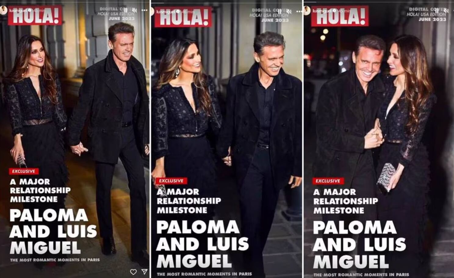 Luis Miguel y Paloma Cuevas asistieron a una boda en París y 'enloquecieron' a los paparazzi. 