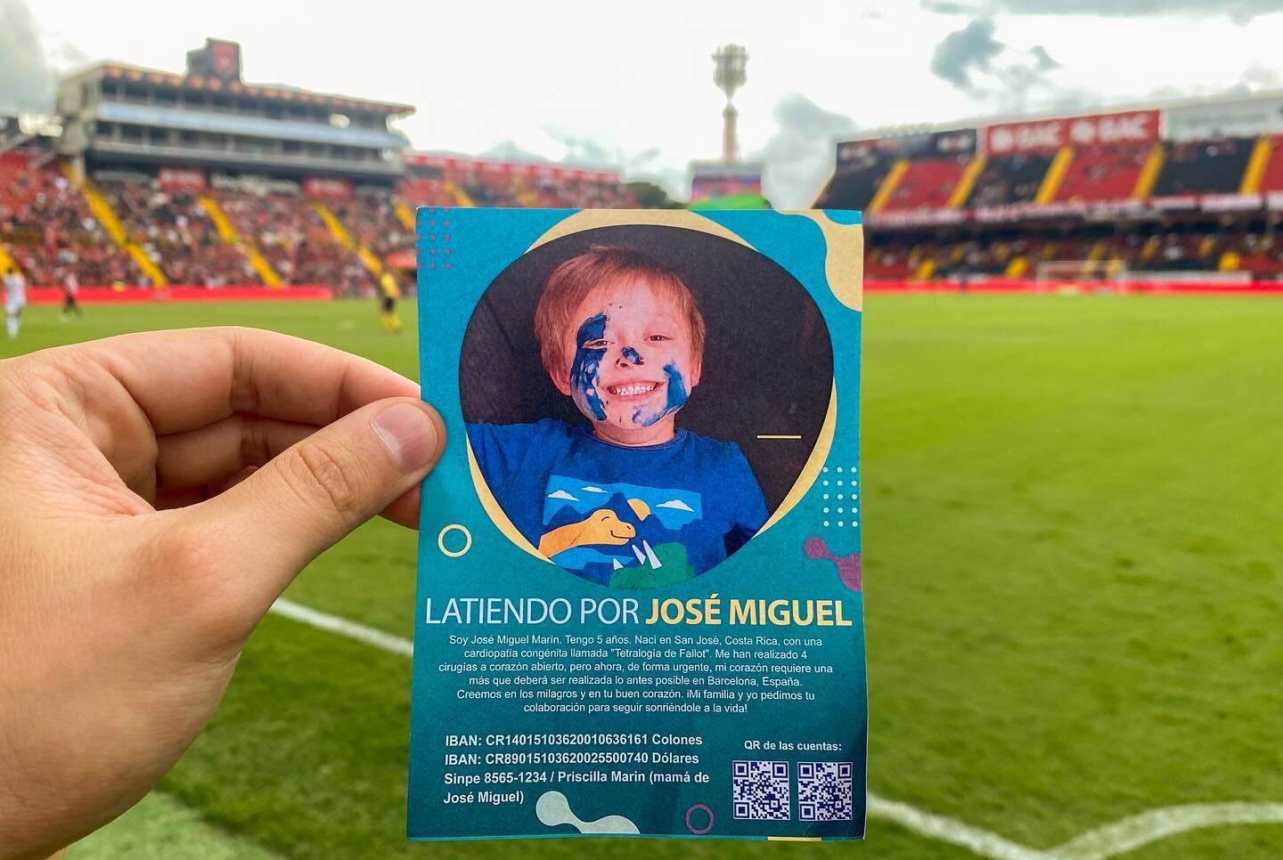 José Miguel y sus papás necesitan ayuda de todos. Para el niño es más que importante sentirse respaldado por Liga Deportiva Alajuelense.