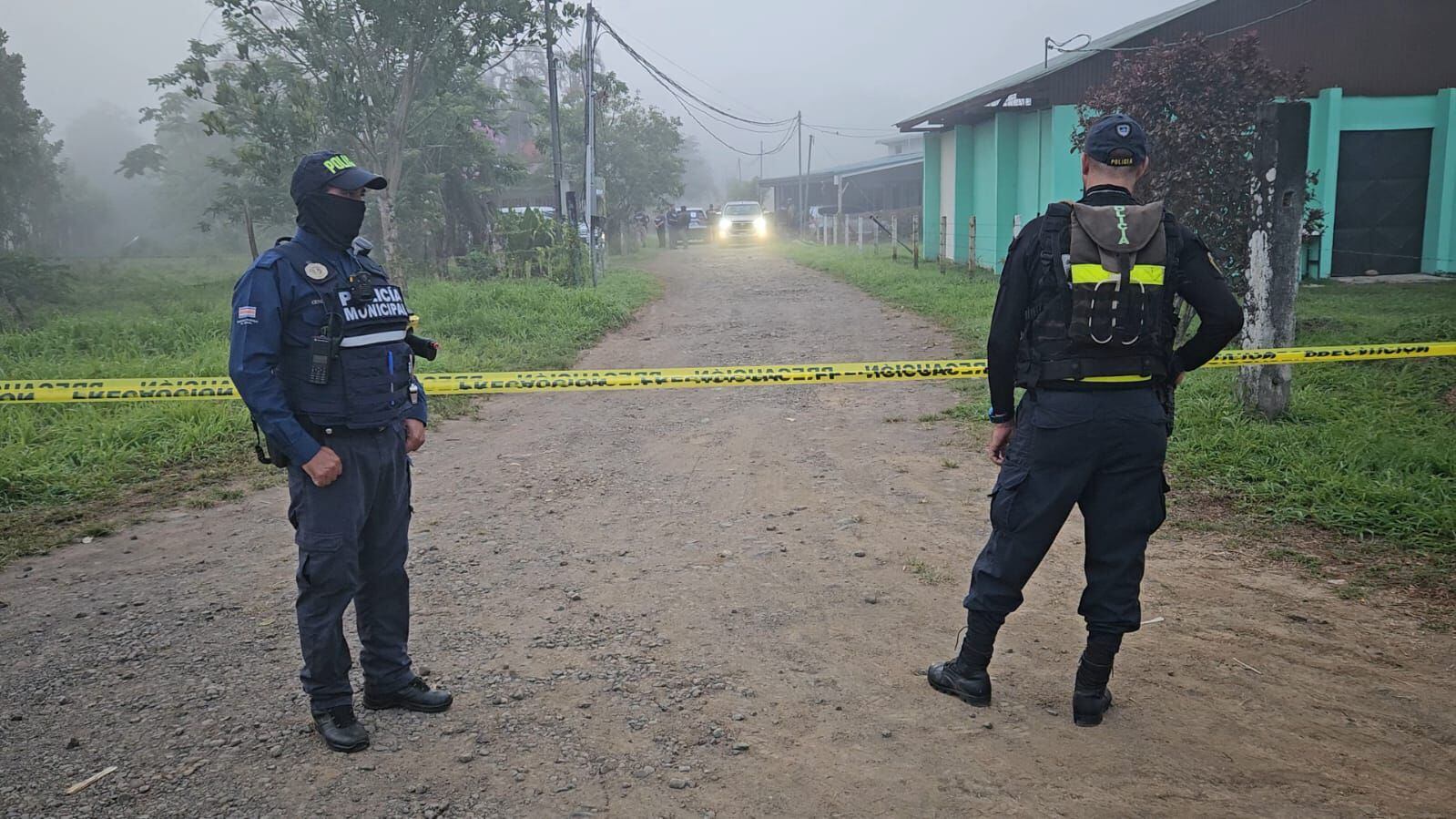 El OIJ desarticuló, este martes, una banda narco en la zona norte del país. Foto: Édgar Chinchilla, corresponsal GN. 