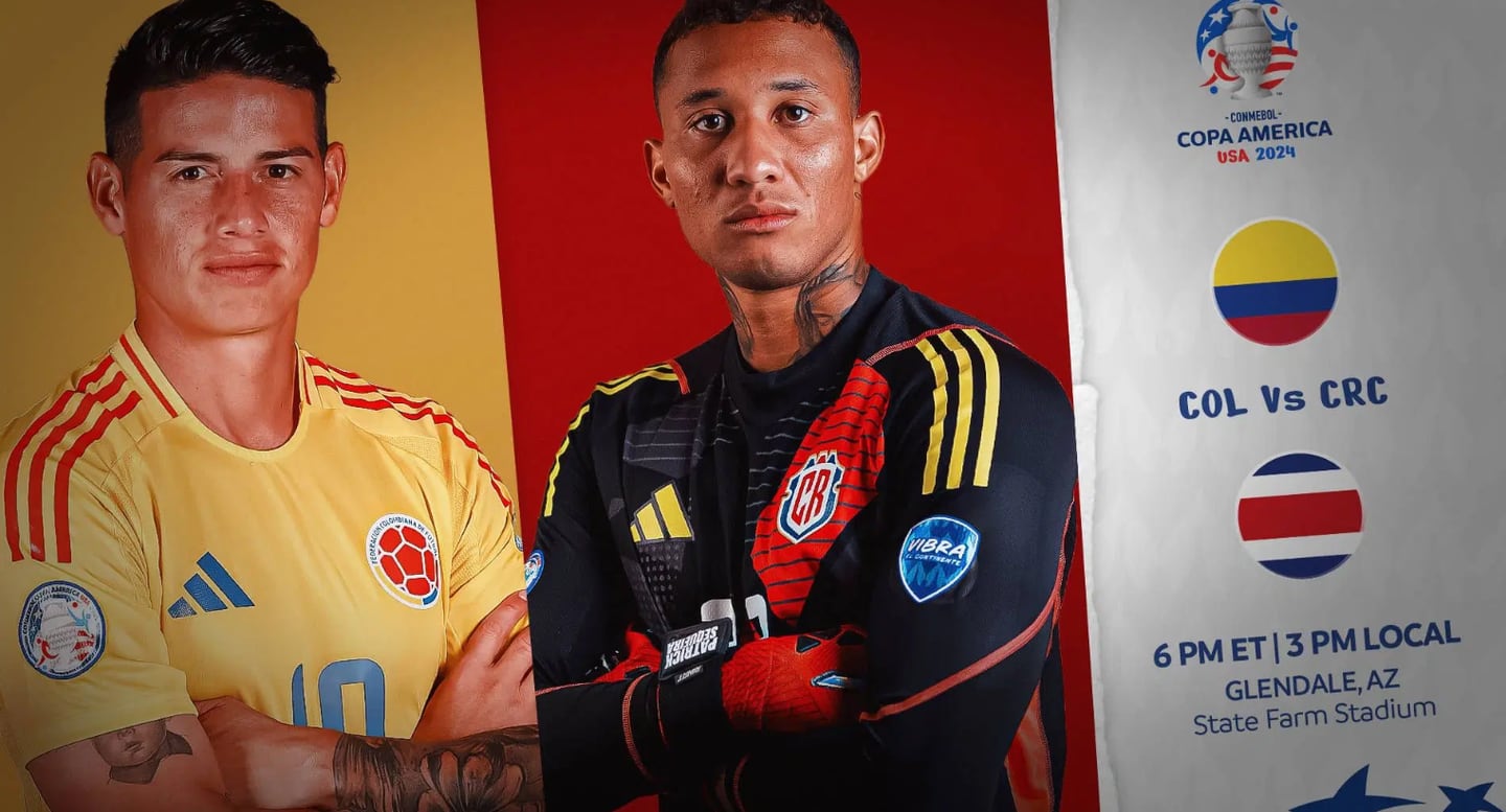 James Rodríguez y Patrick Sequeira están llamados a ser protagonistas en el partido entre Colombia y la Selección de Costa Rica en la Copa América 2024.