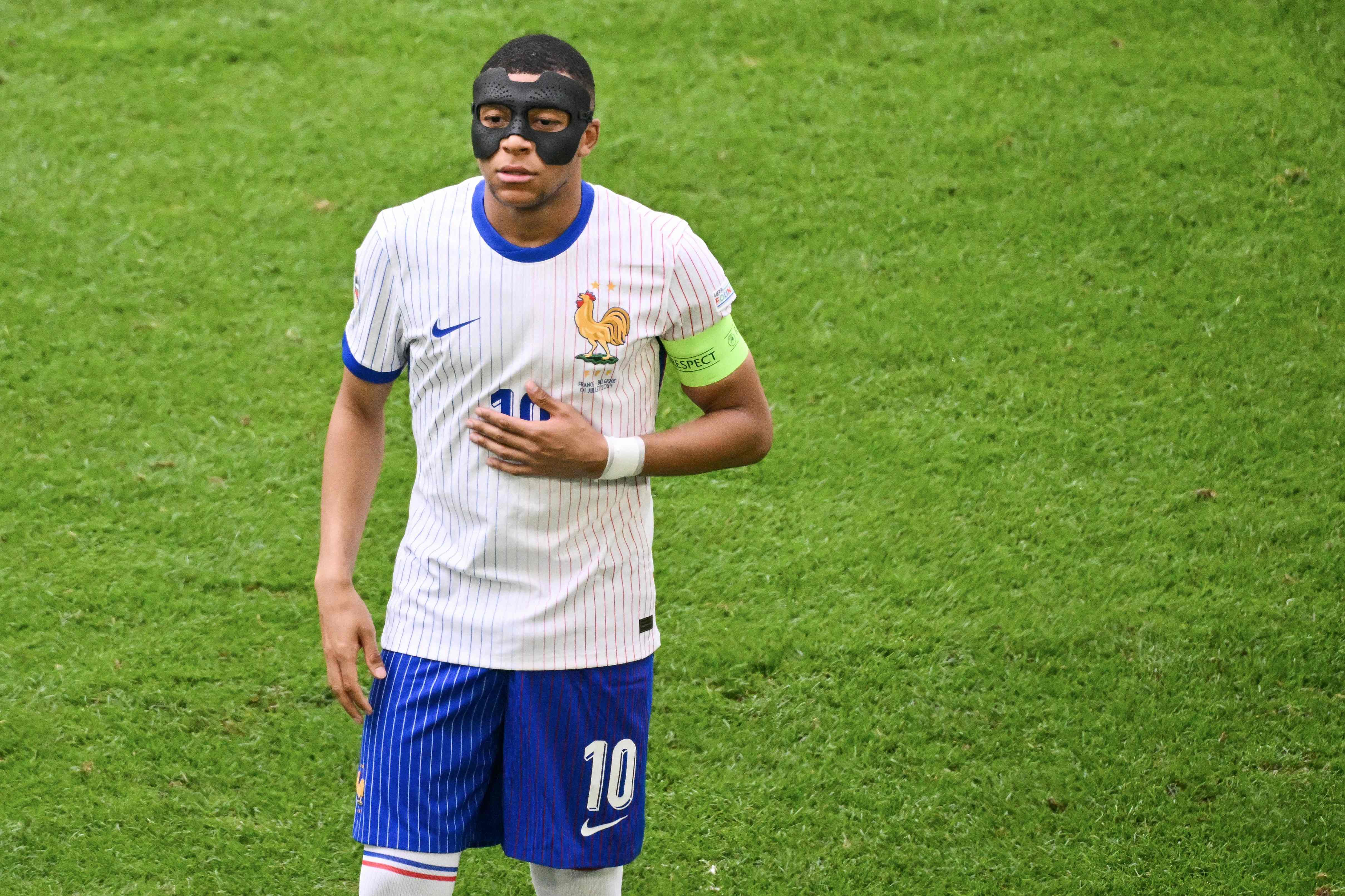 Mbappé no logró ser figura de Francia en los octavos de final contra Bélgica. 