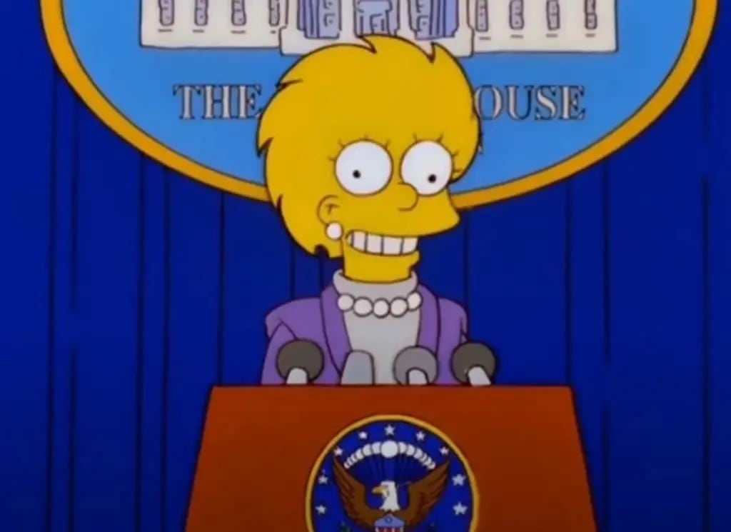 'Los Simpson' predicen nuevamente: Kamala Harris buscará la nominación presidencial demócrata luego de la retirada de Joe Biden, haciendo eco de un episodio del 2000.