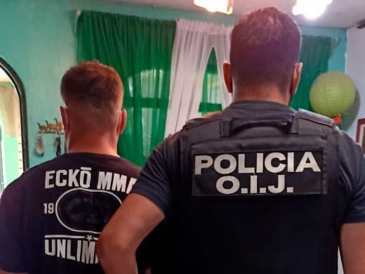 Un hermano y tres socios de alias Narizón fueron detenidos a finales de agosto por el OIJ.