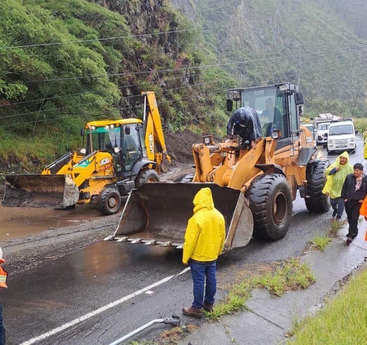 Las fuertes lluvias ya cobraron la vida de seis personas en Ecuador. Foto: Ministerio de Obras Públicas de Ecuador.