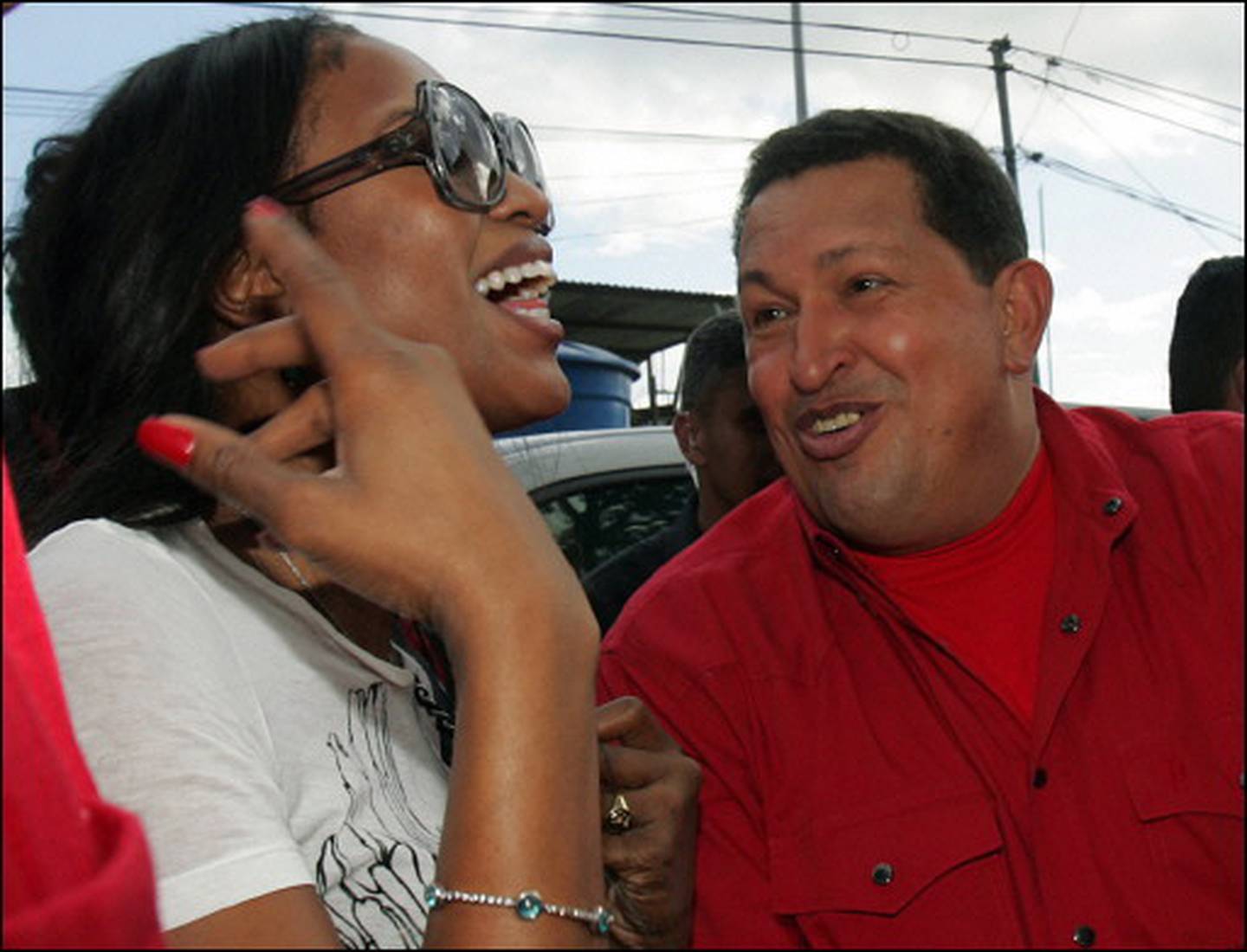 Naomi Campbell Y Chávez Dan Un Paseo Por La Revolución Bonita De Venezuela La Nación 