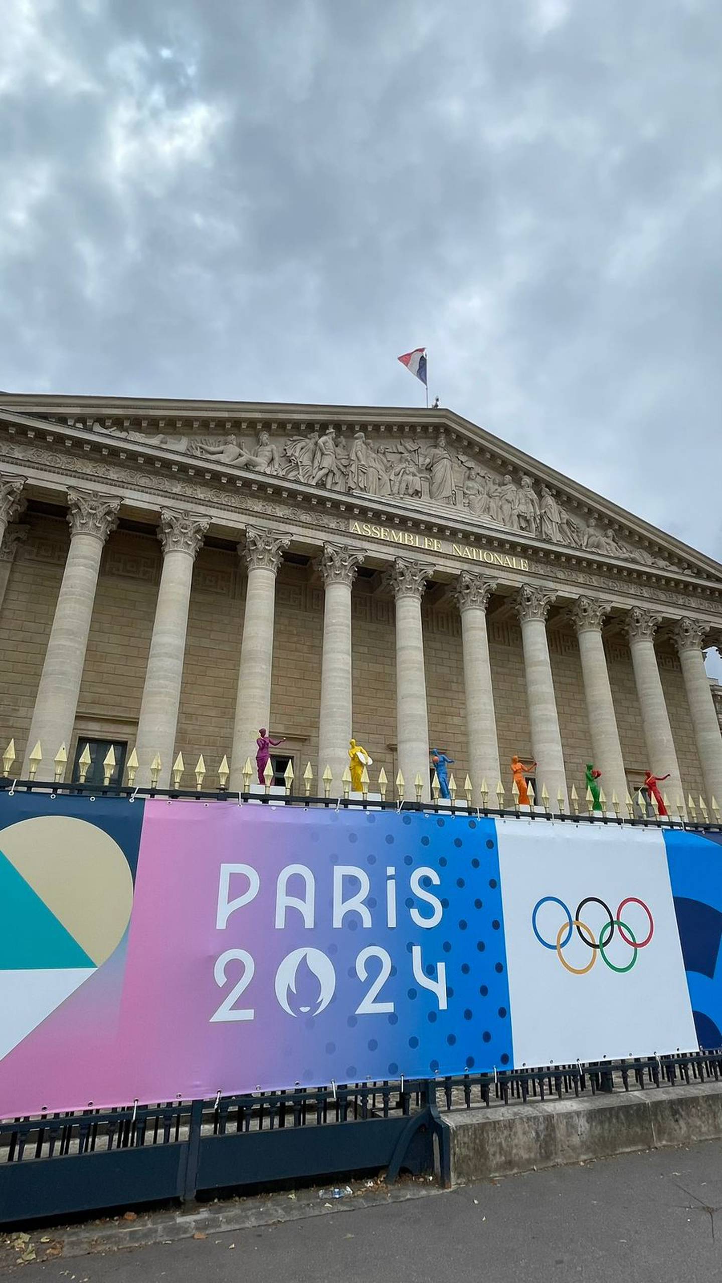 La Asamblea Nacional de París ya espera los juegos olímpicos.

Fotografía: Santiago Giraldo