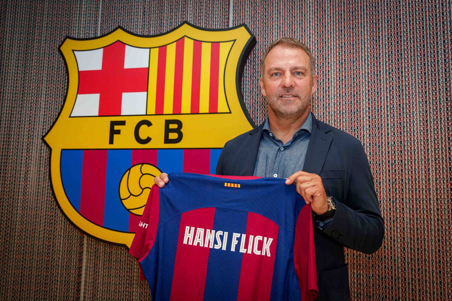 Hansi Flick, técnico del Barcelona