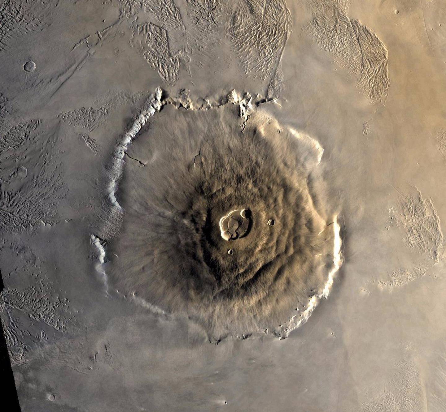 NASA captura una imagen inédita del Monte Olimpo en Marte, ofreciendo datos únicos sobre la atmósfera del planeta rojo.