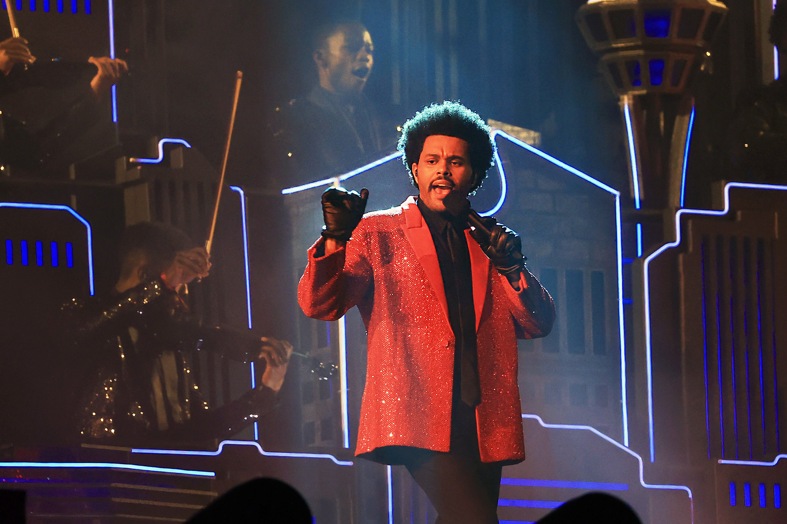 El show de medio tiempo de The Weeknd tuvo lugar en el Raymond James Stadium en Tampa, Florida.