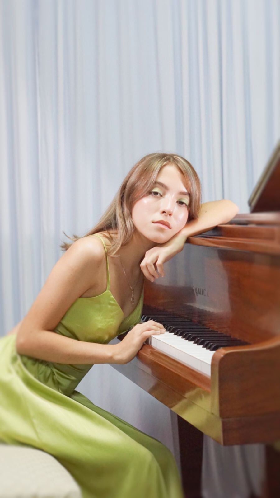 Fátima Carvajal estudia Piano clásico pero también es apasionada de la música popular y de los musicales. Foto: Cortesía Escuela Superior de Música