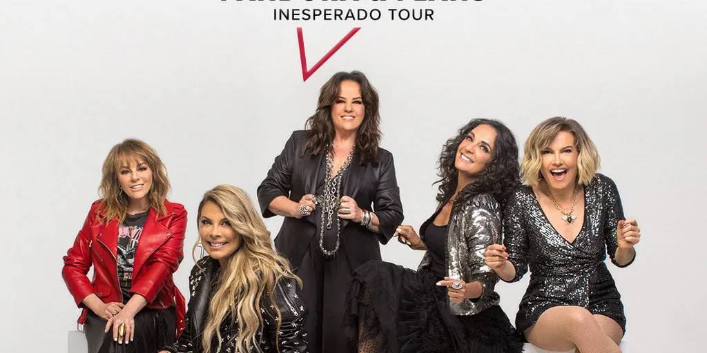 'Inesperado Tour' reunió en una gira internacional a las cantantes de los grupos mexicanos Pandora y Flans.