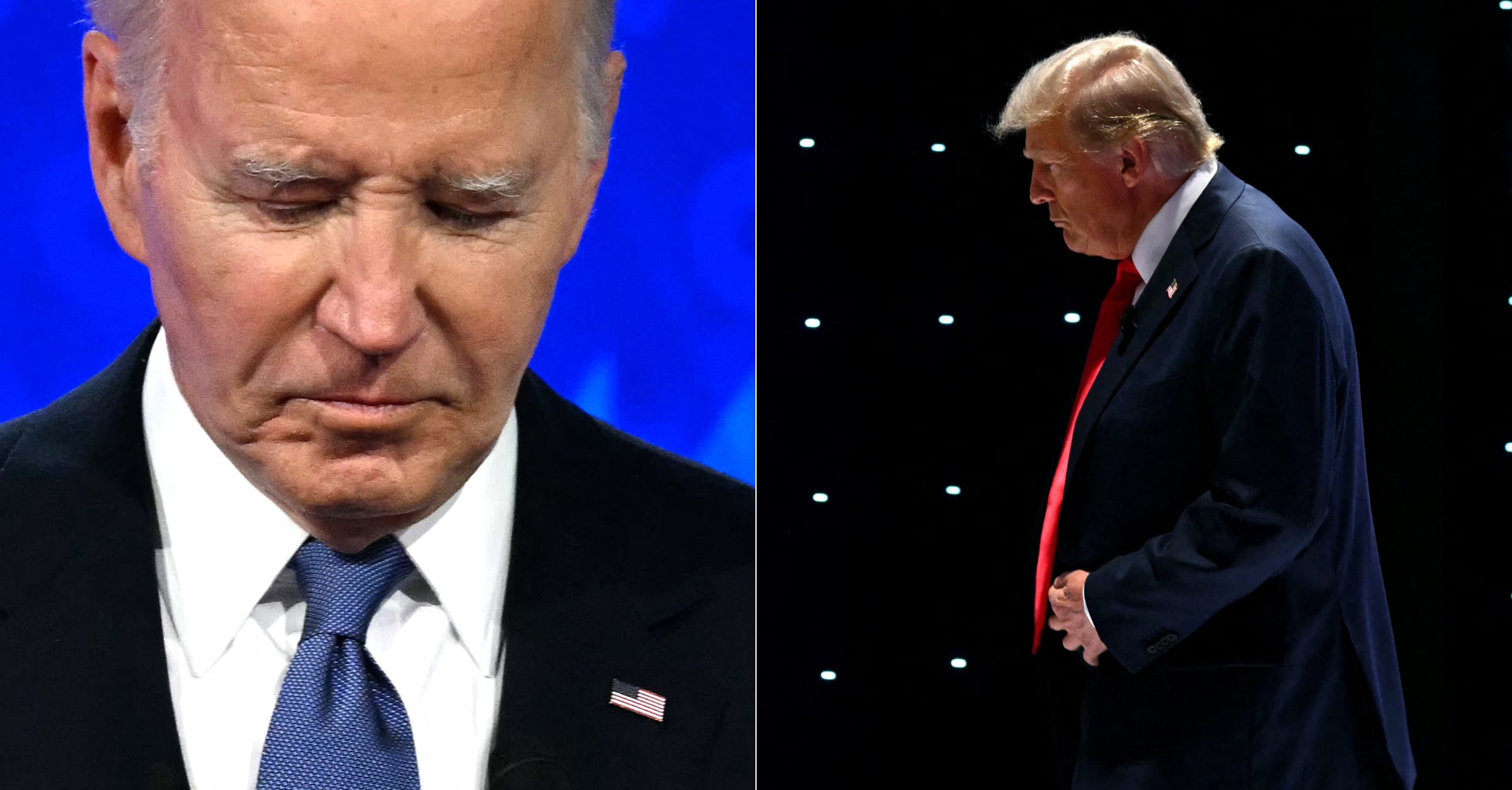 El debate celebrado el jueves entre Joe Biden y Donald Trump, candidatos presidenciales (aún no oficiales) de los partidos Demócrata y Republicano, fue un espectáculo desolador. Foto: AFP