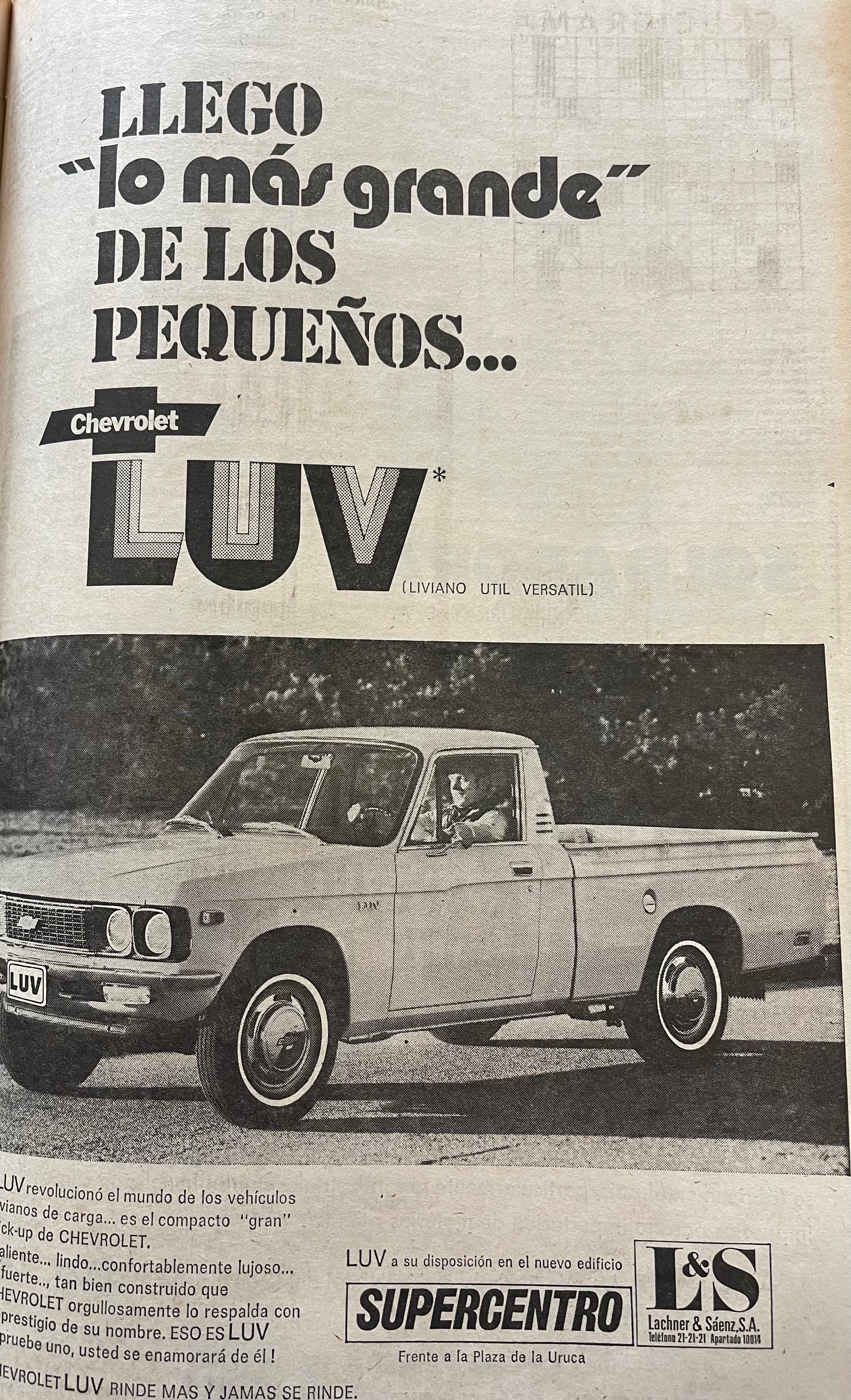 Chevrolet Luv 1973.