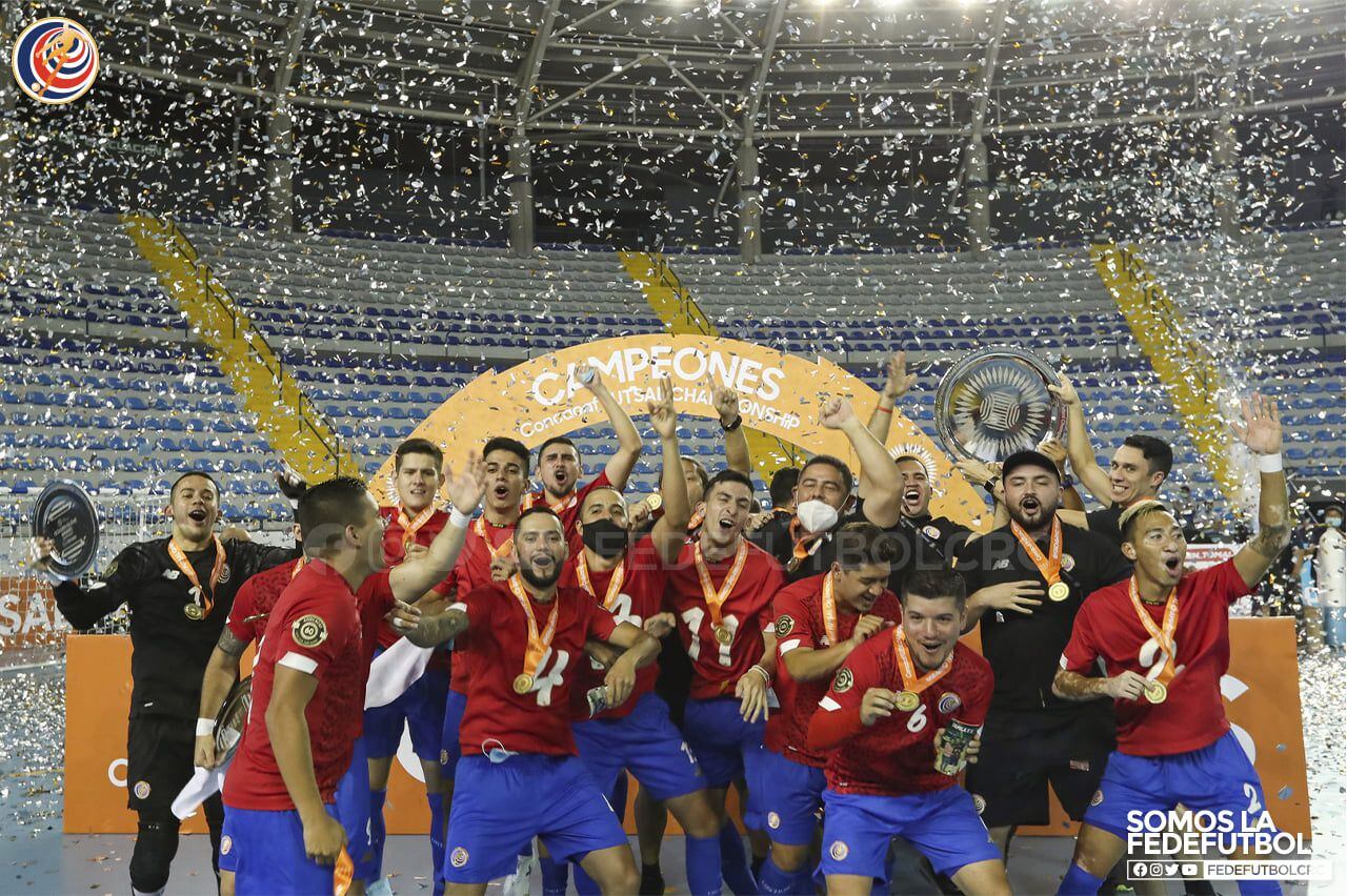 La Selección Nacional de Costa Rica de futsal se proclamó campeón de la Concacaf en 2021, por tercera ocasión consecutiva. 
