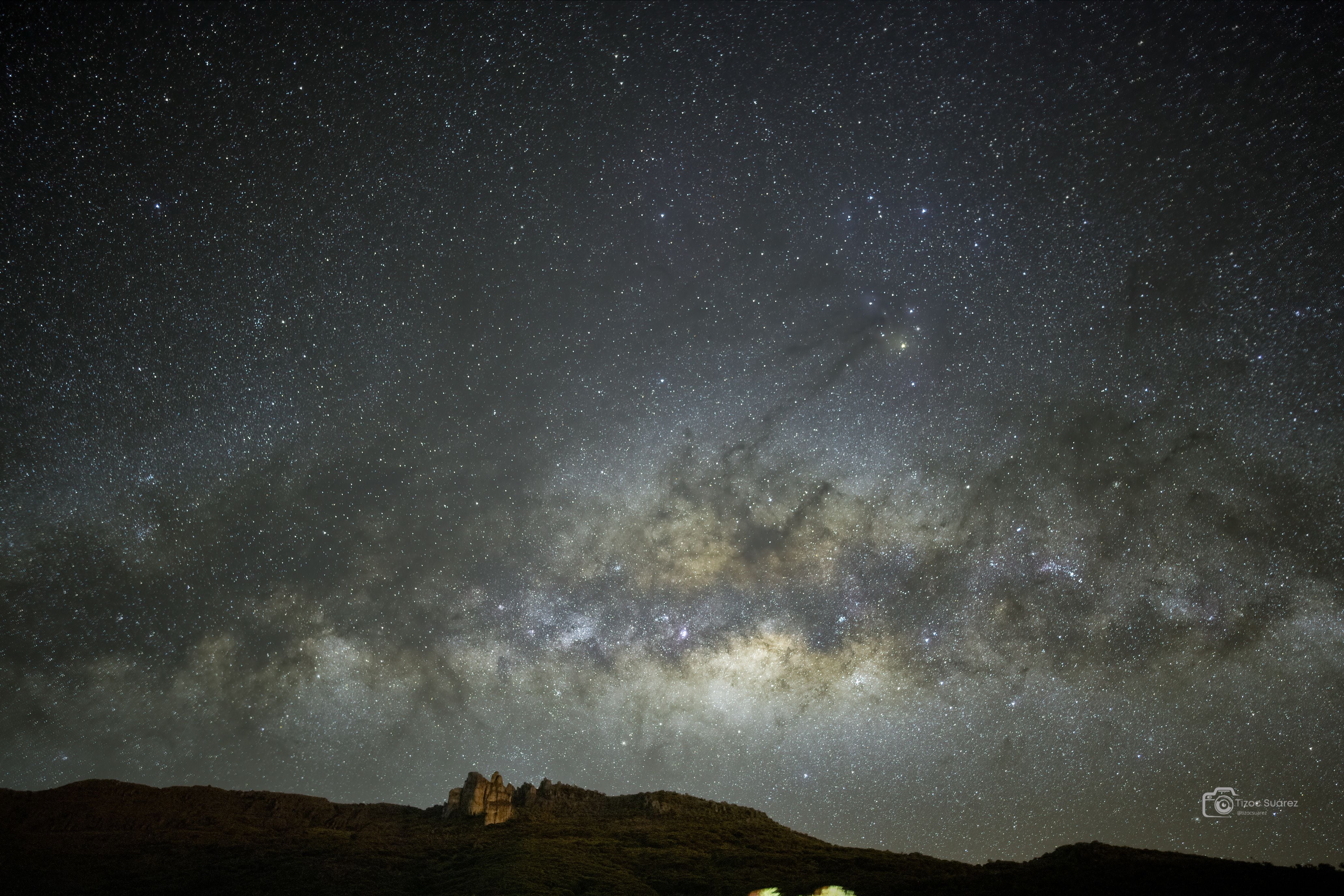 Tizoc Suárez logró fotografiar el centro galáctico de la Vía Láctea dentro del Parque Nacional Chirripó. Fotografía: Tizoc Suárez para LN.