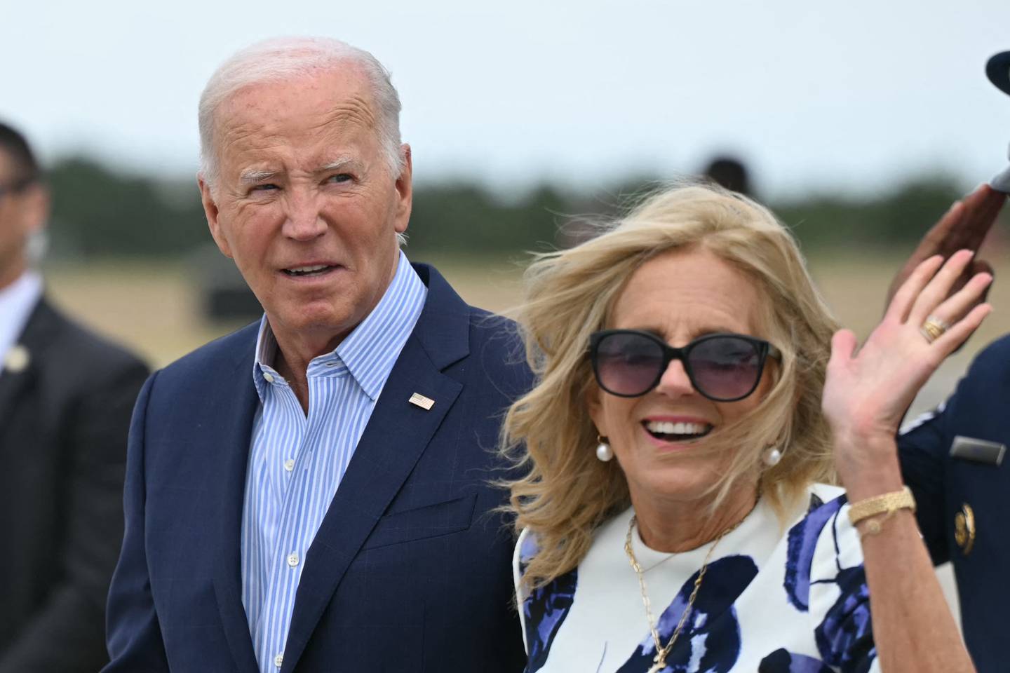 Jill y Joe Biden se casaron en 1977. Hoy la primera dama es el gran soporte del presidente de los Estados Unidos. Foto: AFP