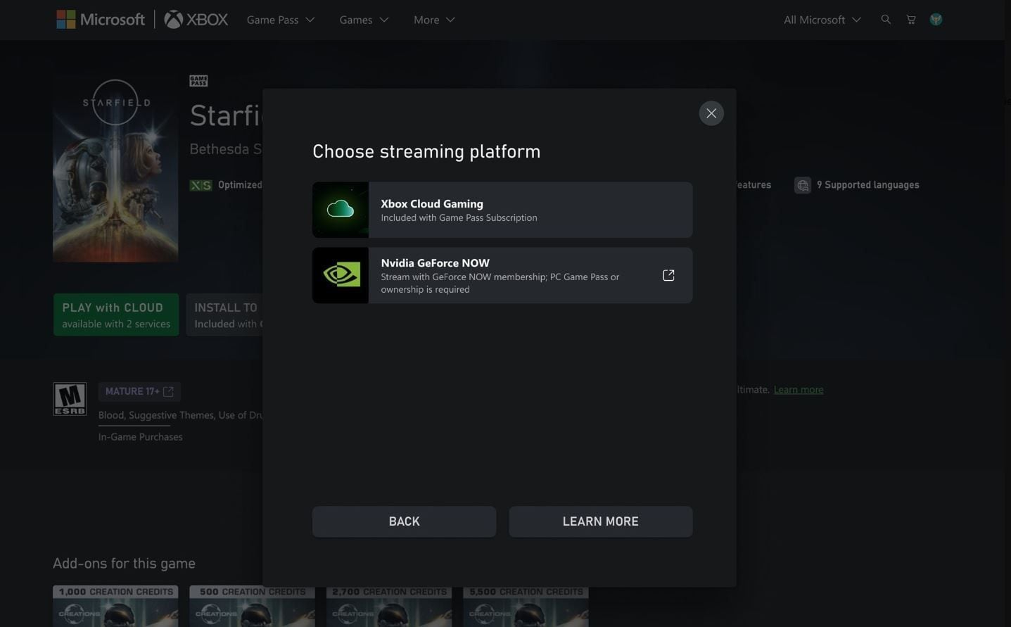 Xbox integra Nvidia GeForce Now para el juego en la nube