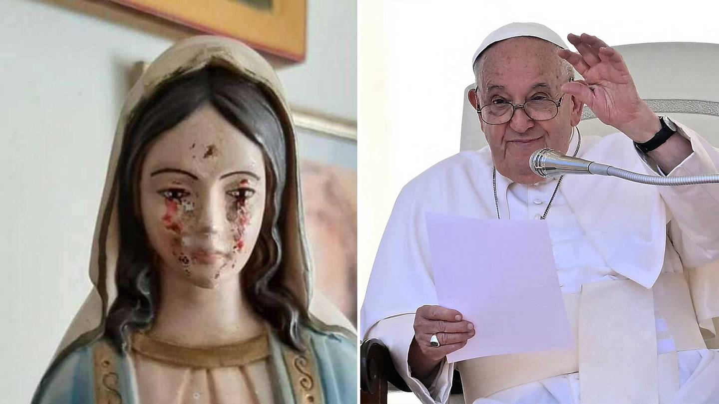 El Vaticano declaró falsos dos fenómenos sobrenaturales en Italia: una estatua que lloraba sangre y la multiplicación de pizzas y ñoquis por Maria Giuseppe Scapulla.