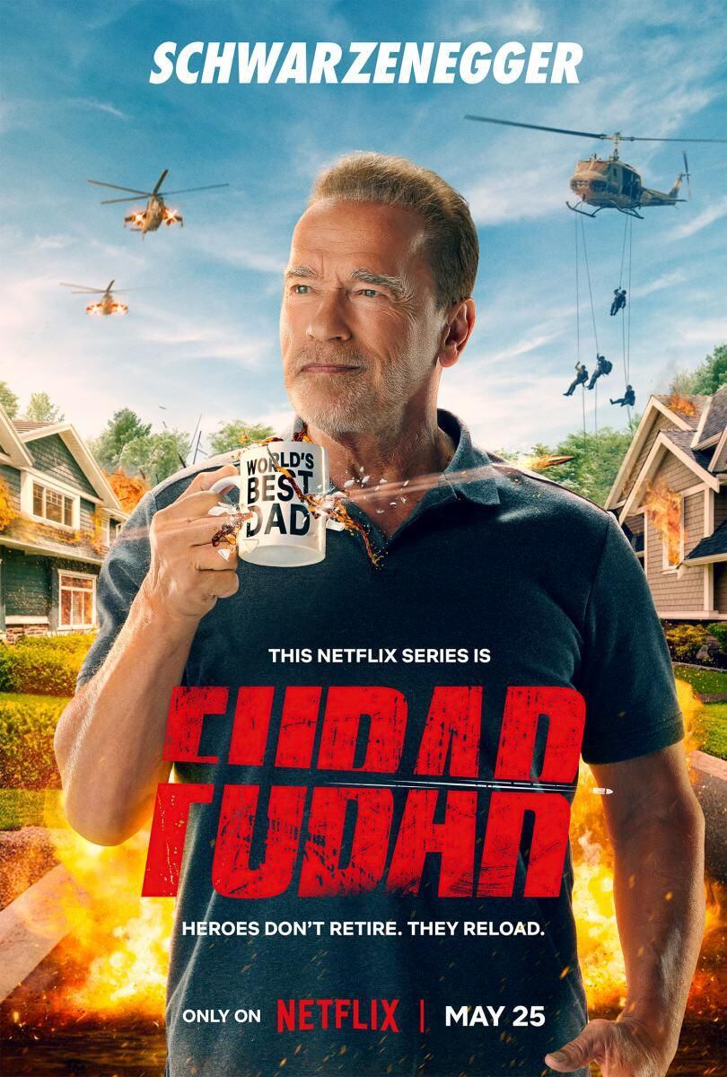 La serie 'Fubar' combina dos géneros que a Arnold Schwarzenegger le encanta trabajar: la comedia y la acción.  La producción verá la luz este 25 de mayo en Netflix.