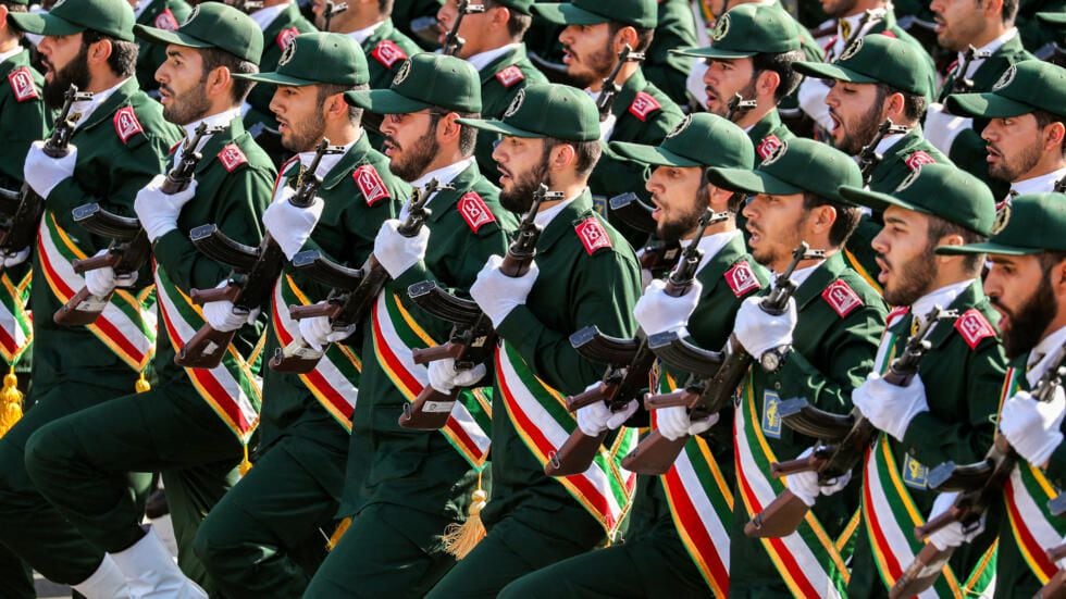 El ejército ideológico de Irán, los Guardianes de la Revolución, fue catalogado como grupo terrorista por el gobierno canadiense. Foto: STRINGER/AFP