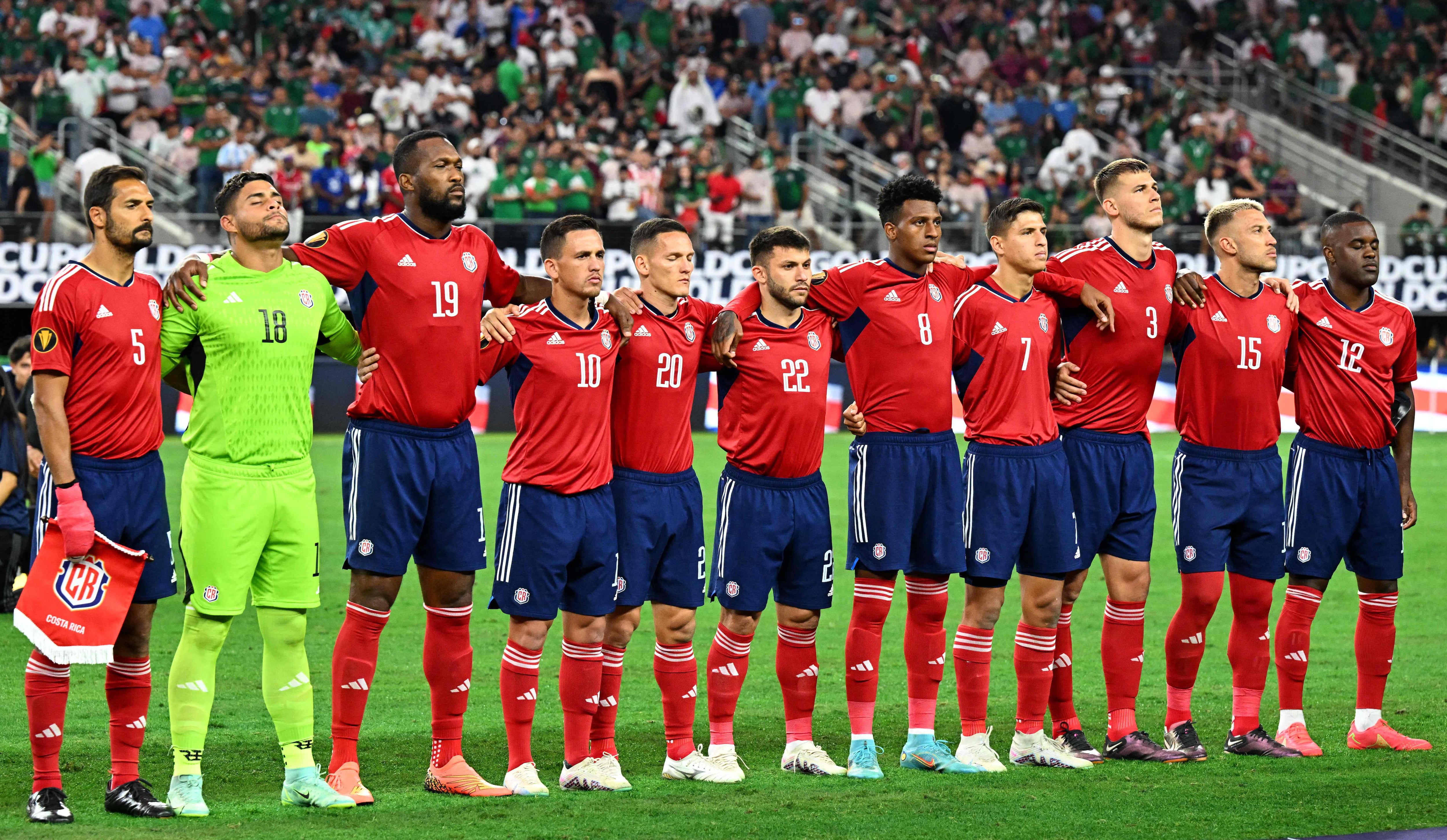 El técnico Luis Fernando Suárez repitió la alineación de Costa Rica en los duelos ante Martinica y México. La Nacional quedó fuera de Copa Oro en cuartos de final. 