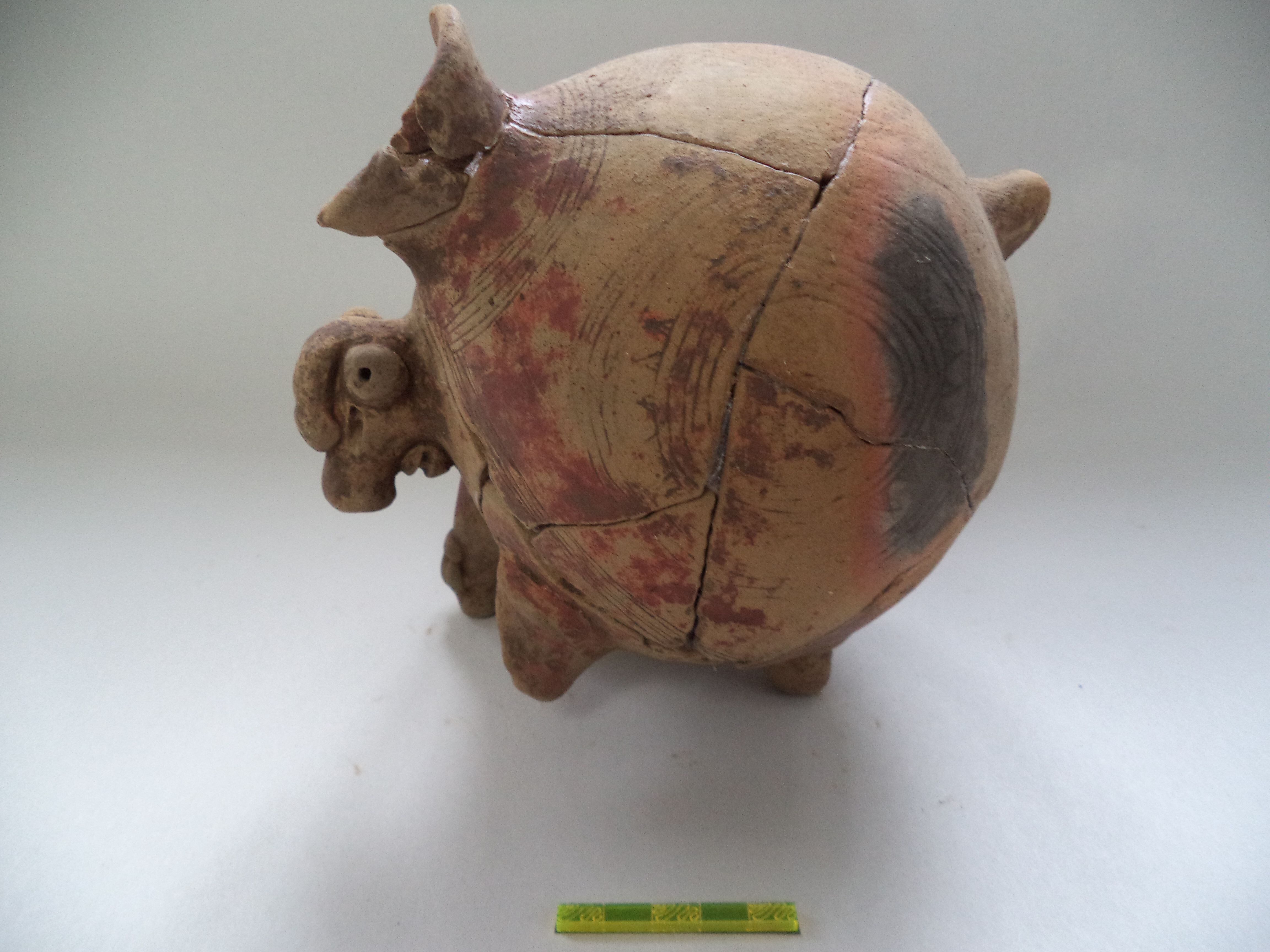 Estas fueron vasijas encontradas como parte de un ajuar funerario.

Fotografía: Mauricio Murillo