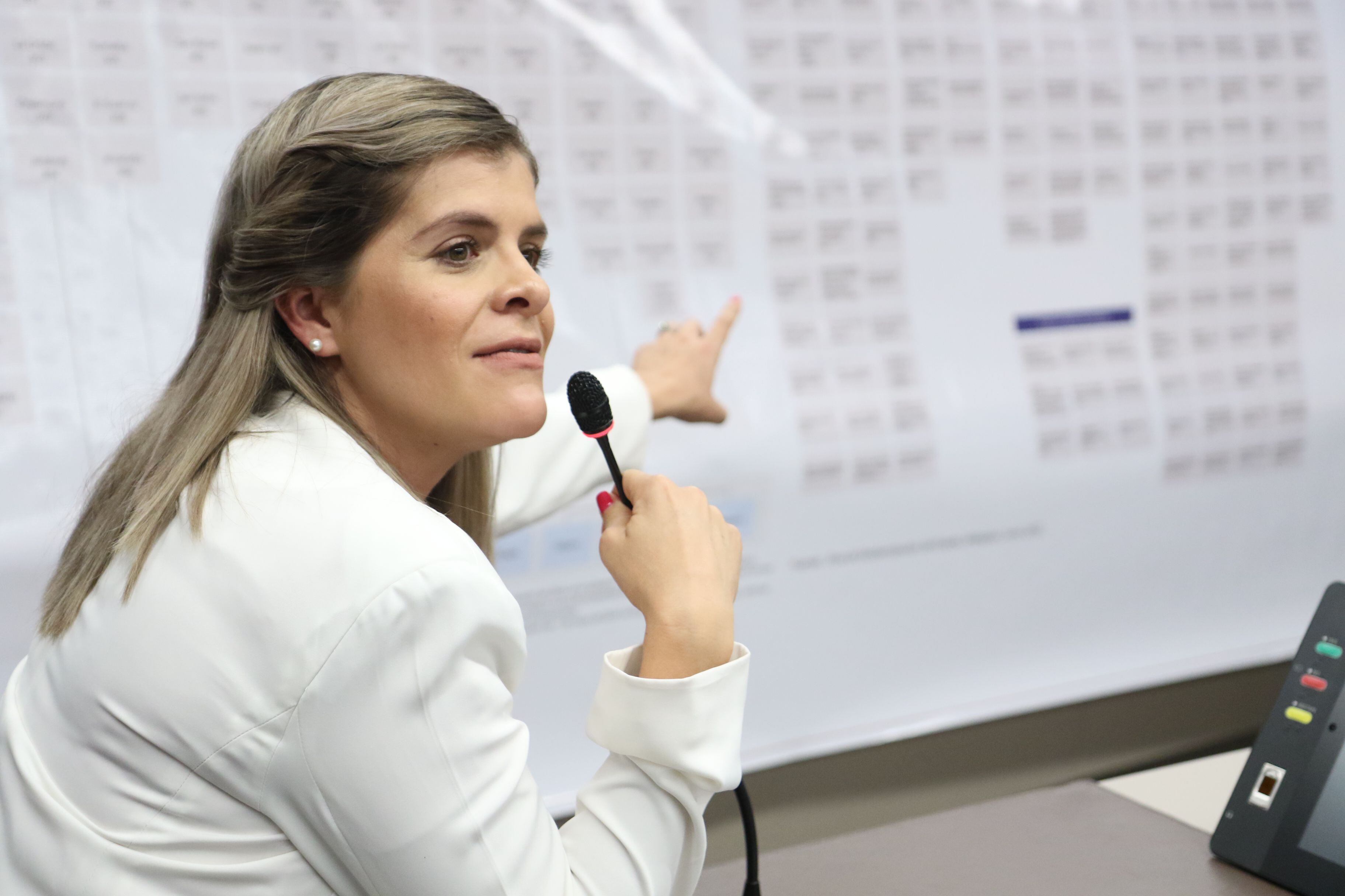 Laura Fernández, ministra de Planificación, había advertido a los diputados de que el nuevo consejo engrosaría la lista de instituciones públicas. Foto: 