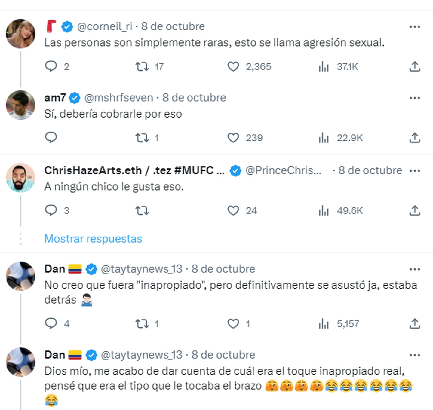 Comentarios sobre agresión a Maluma