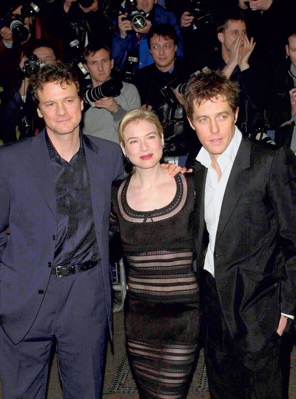 En 'El diario de Briget Jones' los protagonistas fueron Colin Firth, Renée Zellweger y Hugh Grant.
