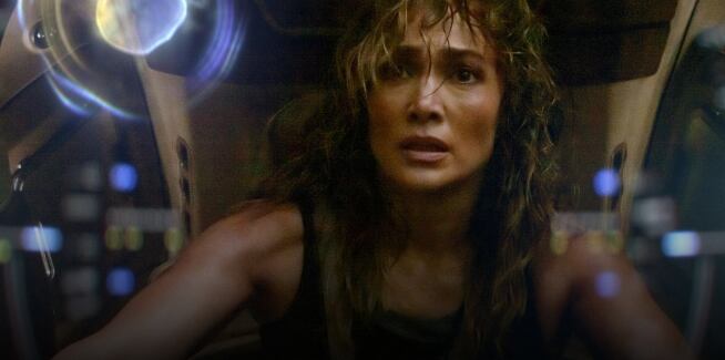 Jennifer López es la protagonista de 'Atlas'. FOTO: Netflix