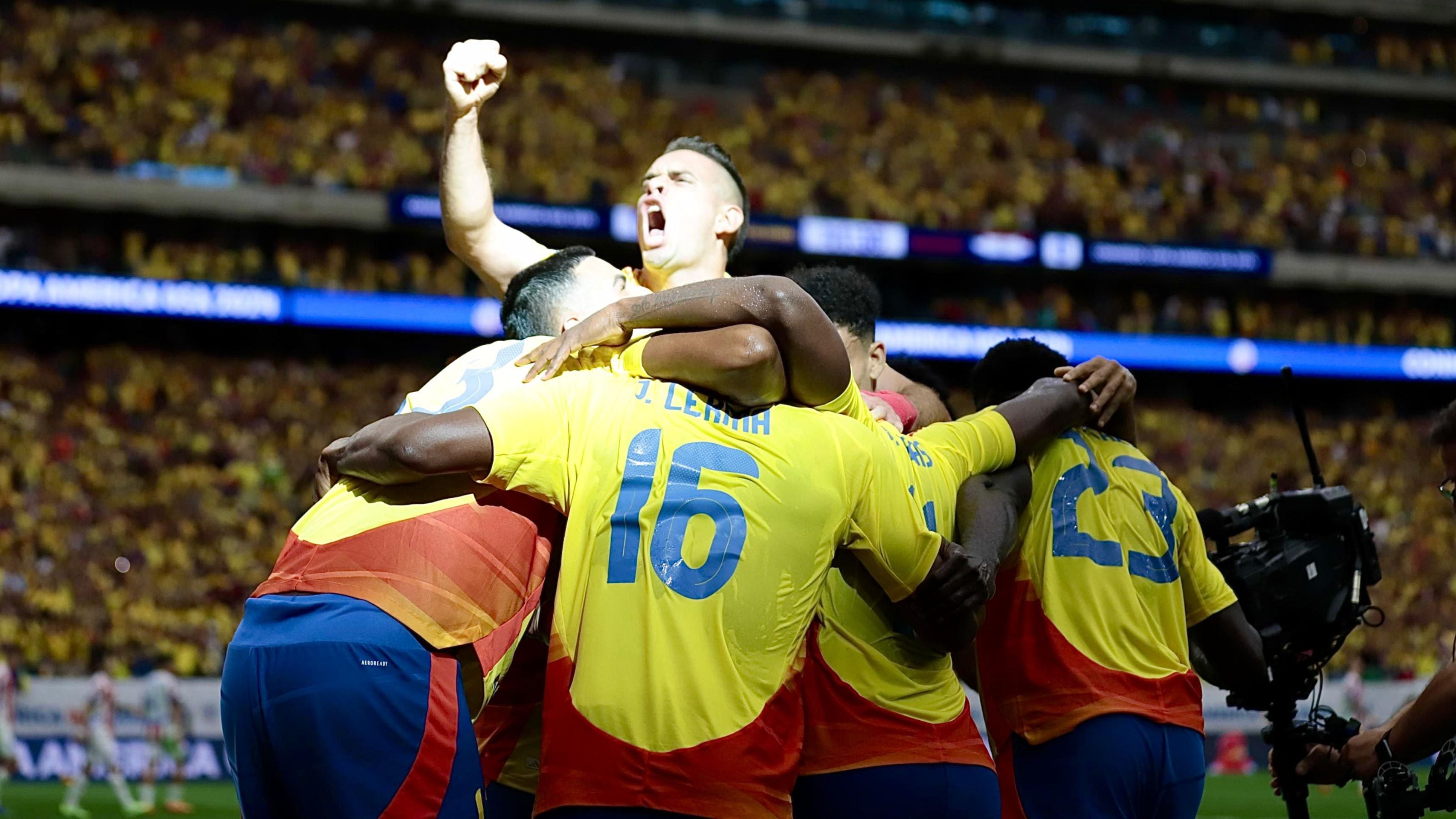 Colombia arrancó con victoria su presentación en la Copa América, donde derrotó 2-1 a Paraguay. El próximo viernes enfrenta a Costa Rica. (Foto: Cuenta X de Conmebol Copa América).